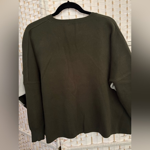 Rock & Roll Oversized Olive Green Sweater - Picture 3 of 6